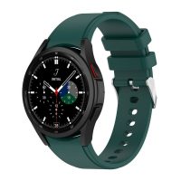 Curea din silicon eses pentru Samsung Galaxy Watch 4, 5, 6, 7 - Verde, 20 mm