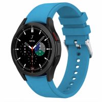 Brățară din silicon pentru Samsung Galaxy Watch 4, 5, 6, 7 - Albastră, 20 mm