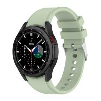 Curea din silicon eses pentru Samsung Galaxy Watch 4, 5, 6, 7 - Verde deschis, 20 mm