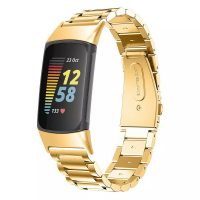 Curea metalică eses pentru Fitbit Charge 5 și 6 - Aur