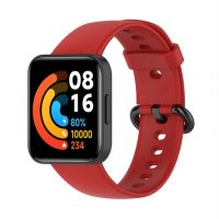 Curea din silicon eses pentru Xiaomi Redmi Watch 2 - Roșu