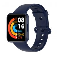 Curea din silicon eses pentru Xiaomi Redmi Watch 2 - Albastru Inchis