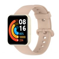 Curea din silicon eses pentru Xiaomi Redmi Watch 2 - Bej