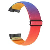 eses Cureaua elastica pentru Fitbit Charge 5 si 6 - Curcubeu
