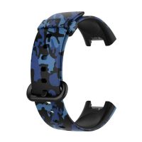 Curea din silicon eses pentru Xiaomi Redmi Watch 2 Lite - Cu model, negru albastru