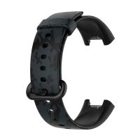 Curea din silicon eses pentru Xiaomi Redmi Watch 2 Lite - Cu model, negru gri