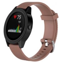 eses Curea din silicon 20 mm - Marimea S, maro cu model