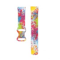 Curea din silicon eses pentru Fitbit Versa 3 și 4, Sense 1 și 2 - Mărimea L, curcubeu