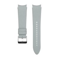 eses Curea din piele pentru Samsung Galaxy Watch 4, 5, 6, 7 - Gri, 20 mm