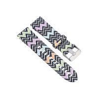 Curea din silicon eses pentru Garmin - Model cu valuri, QuickFit 22 mm