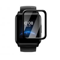 Folie de protecție cu margine neagră pentru Realme Watch 2
