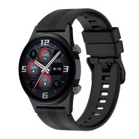 Curea din silicon cu bandă Eses - Negru, 22 mm
