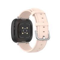 eses Brățară din piele pentru Fitbit Versa 3 și 4, Sense 1 și 2 - Roz