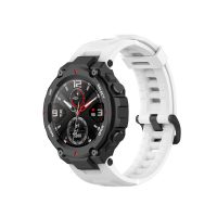 Curea din silicon eses pentru Xiaomi Amazfit T-Rex - Albă