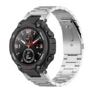 Brățară metalică pentru Xiaomi Amazfit T-Rex - Argintie
