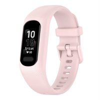 Brățară din silicon pentru Garmin Vivosmart 5 - Bej/Roz