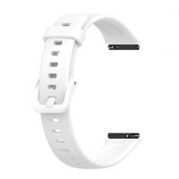 Curea din silicon eses pentru Huawei Band 7 - Albă