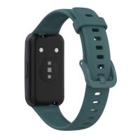 Curea din silicon eses pentru Huawei Band 7 - Verde închis