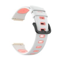 Curea sport din silicon eses pentru Huawei Band 7 - Alb roz