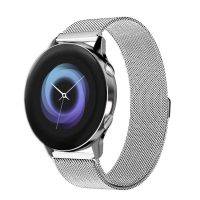 Curea Milanese cu eliberare rapidă pentru Garmin - Argintie, 20 mm