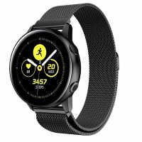 Curea Milanese cu eliberare rapidă pentru Garmin - Negru, 20 mm