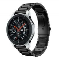 eses Kovový řemínek rychloupínací pro Garmin - černý, 22 mm