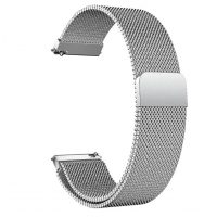Curea Milanese cu eliberare rapidă pentru Garmin - Argintie, 22 mm