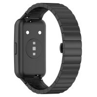 Curea metalică universală eses pentru Huawei Band 7 - Neagră