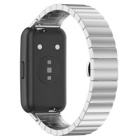 Curea metalică universală eses pentru Huawei Band 7 - Argintie