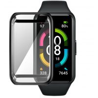 Husă de protecție pentru Huawei Band 6, 7 și Honor Band 6 - Neagră