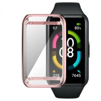 Husă de protecție pentru Huawei Band 6, 7 și Honor Band 6 - Roz