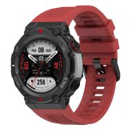 Curea din silicon eses pentru Xiaomi Amazfit T-Rex 2 - Roșie