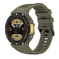 Curea din silicon eses pentru Xiaomi Amazfit T-Rex 2 - Kaki