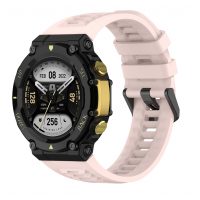 Curea din silicon eses pentru Xiaomi Amazfit T-Rex 2 - Roz