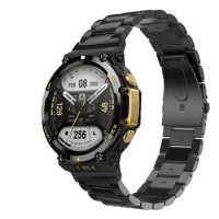 eses Brățară metalică pentru Xiaomi Amazfit T-Rex 2 - Neagră