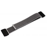 Curea din nailon eses pentru Garmin - Gri alb, negru QuickFit 22 mm