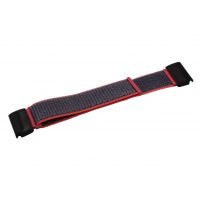 Curea din nailon eses pentru Garmin - Gri roz, neagră QuickFit 22 mm