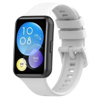 Curea din silicon eses pentru Huawei Watch Fit 2 - Albă