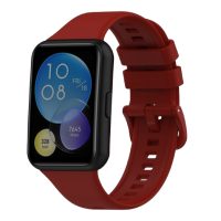 Curea din silicon eses pentru Huawei Watch Fit 2 - Roșu închis