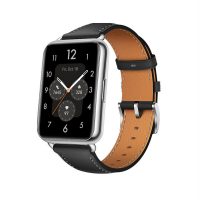 Curea din piele eses pentru Huawei Watch Fit 2 - Negru