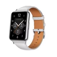 Curea din piele eses pentru Huawei Watch Fit 2 - Alb crem
