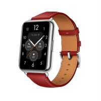 Curea din piele eses pentru Huawei Watch Fit 2 - Roșie