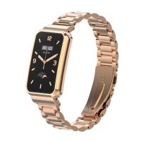 Brățara metalică eses pentru Xiaomi Smart Band 7 Pro - Auriu roz