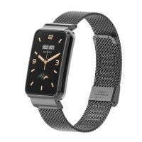 Brățară Milaneză cu cataramă pentru Xiaomi Smart Band 7 Pro - Neagră