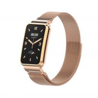 Brățara Milanese pentru Xiaomi Smart Band 7 Pro - Roz aurie
