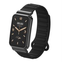 Curea magnetică din silicon eses pentru Xiaomi Smart Band 7 Pro - Neagră