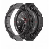 Ramă din silicon pentru Amazfit T-Rex și Amazfit T-Rex Pro - Neagră
