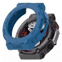 Ramă din silicon pentru Amazfit T-Rex 2 - Albastră