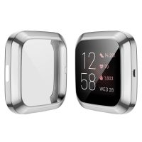 Husă din silicon pentru Fitbit Versa Lite - Argintie