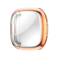 Husă din silicon pentru Fitbit Versa 4 - Roze Aurie